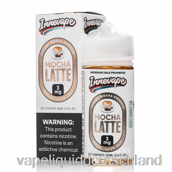 Mokka Latte – Innevape – 100 Ml 0 Mg Vape-Flüssigkeit